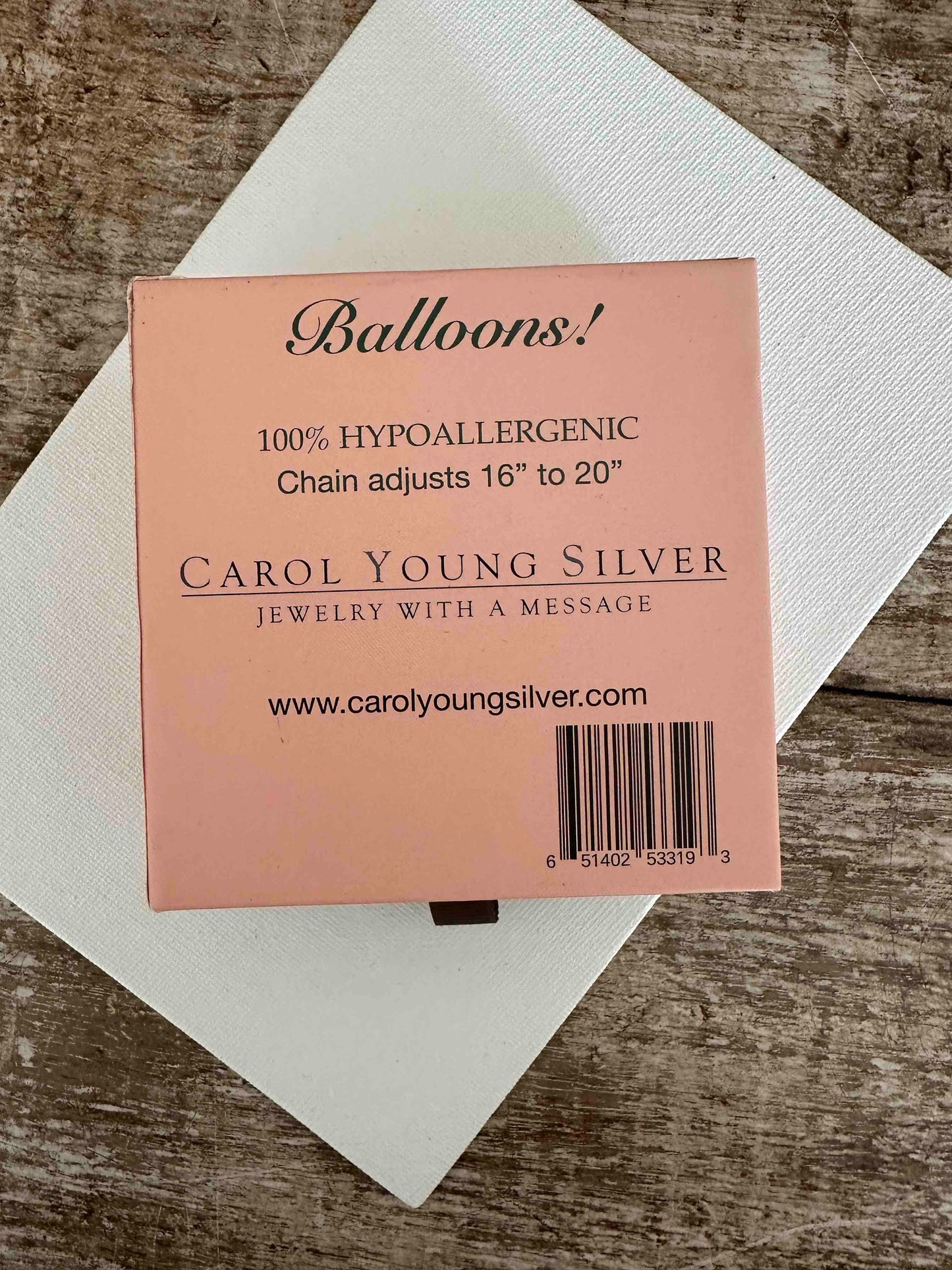 Hot Air Balloon in Vintage Box