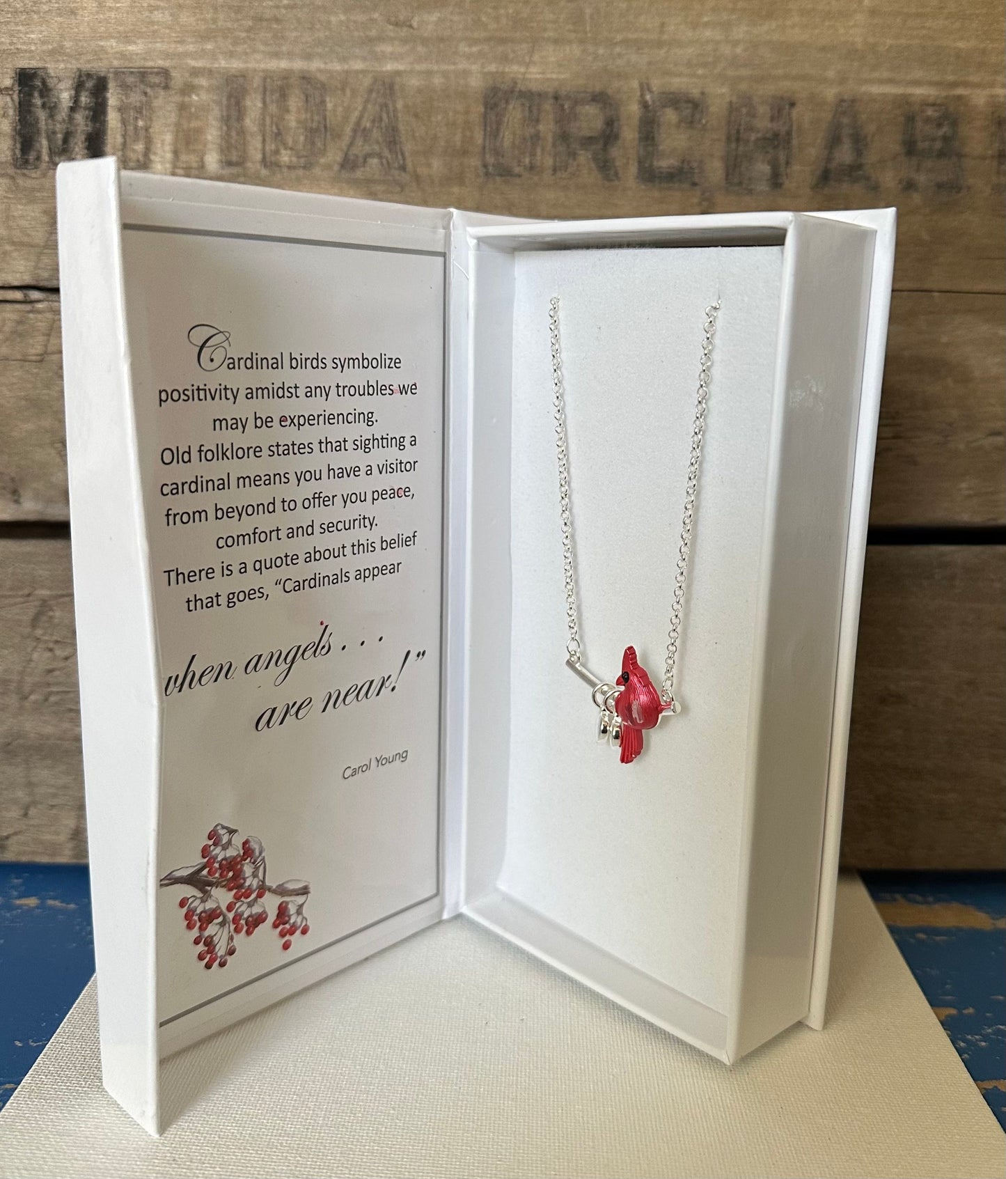 Cardinal BOXED with Hearts