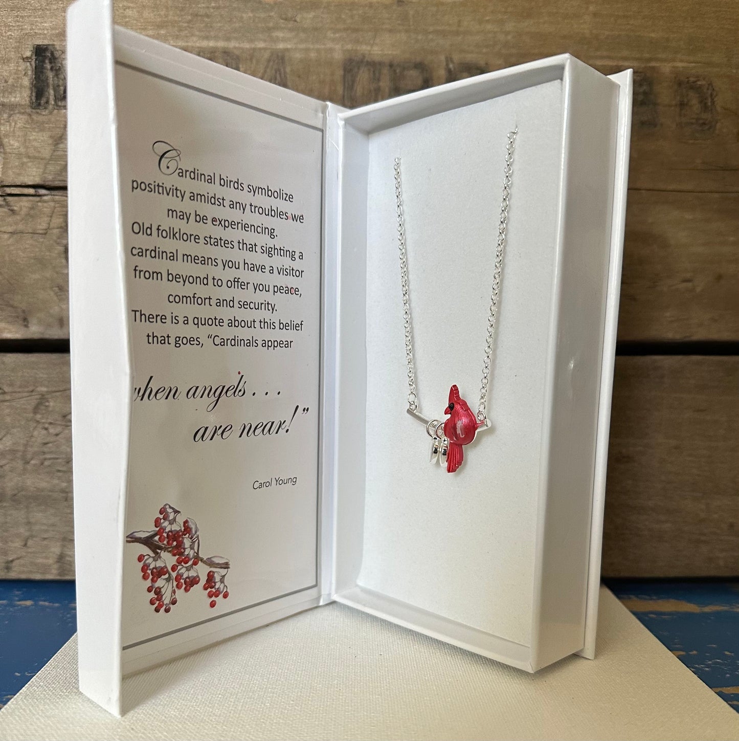 Cardinal BOXED with Hearts