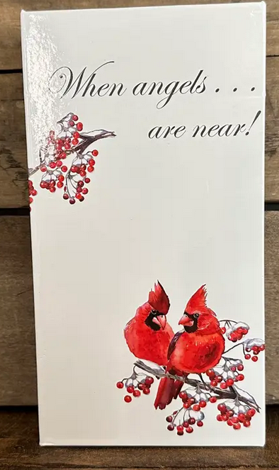 Cardinal BOXED with Hearts