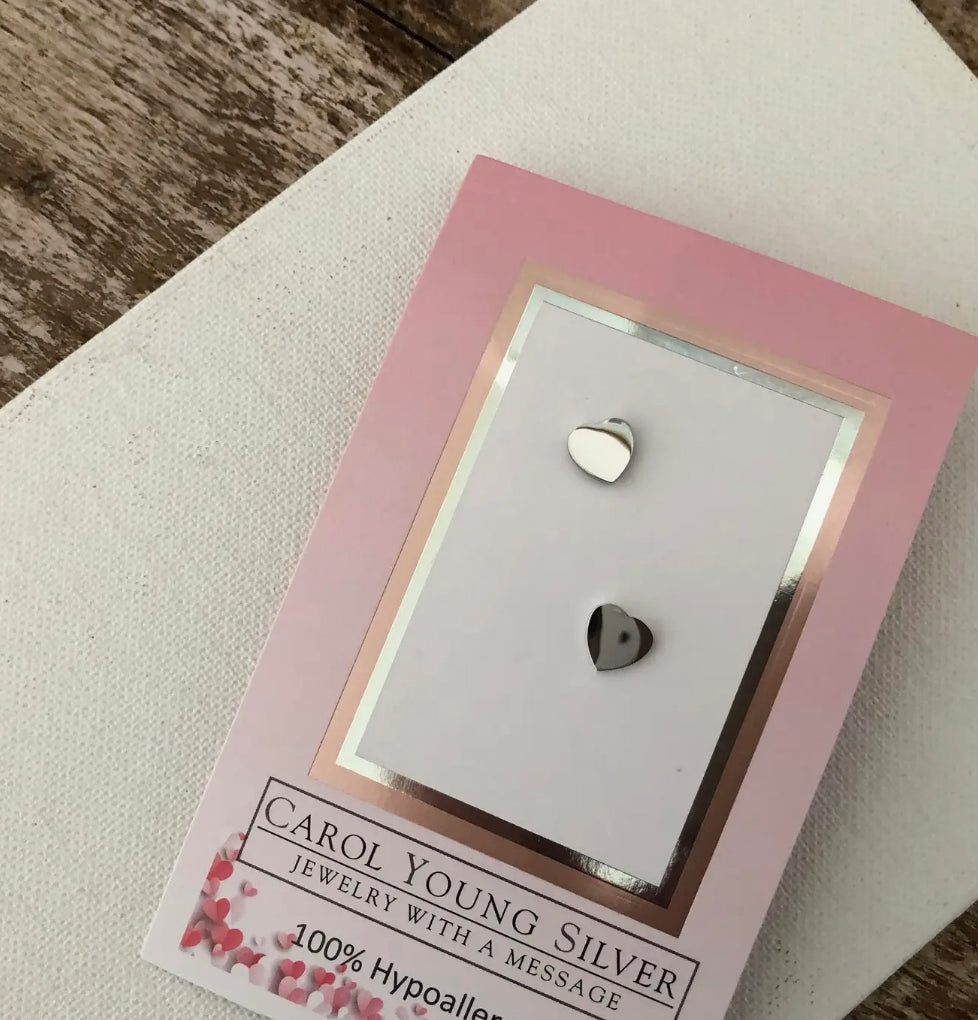 Valentine Heart Mini Earrings Studs