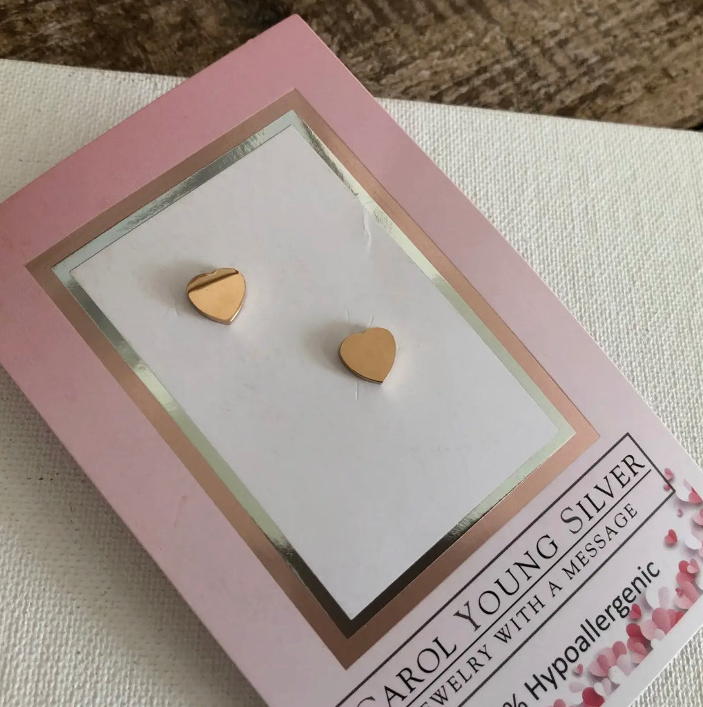 Valentine Heart Mini Earrings Studs