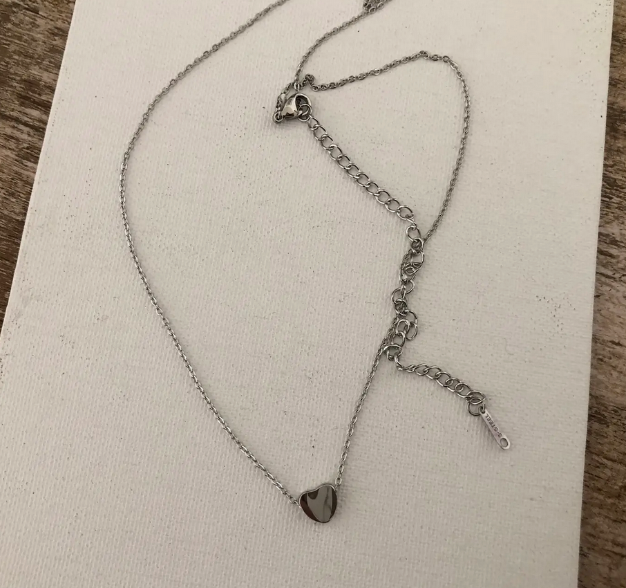 Valentine Heart mini slider Necklace