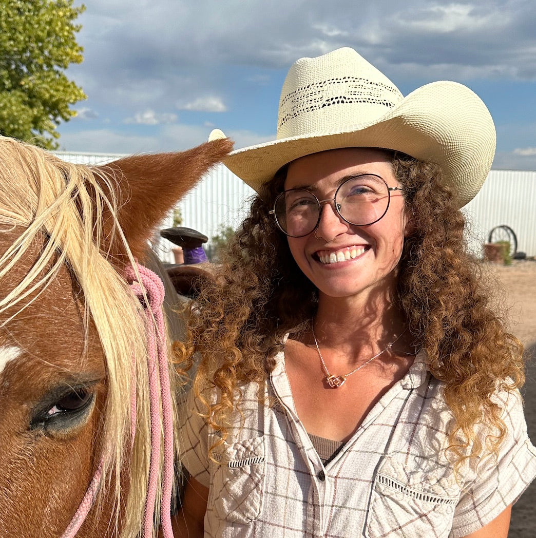 Equestrian: Saddle Stirrup CARDED Petite Necklace