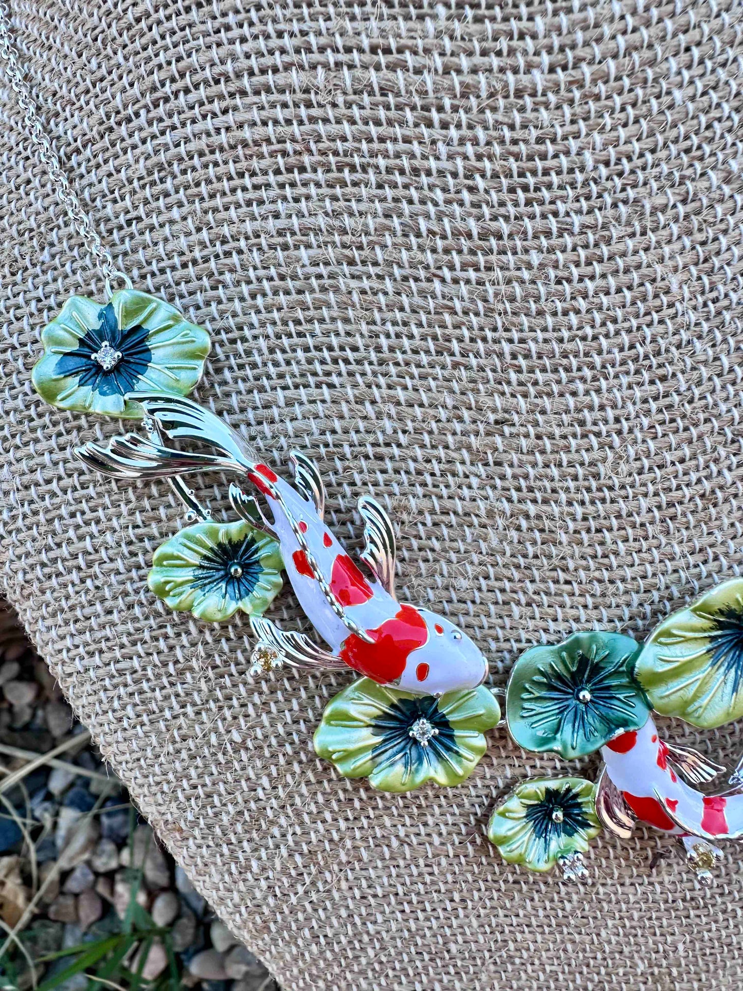 Koi Fish Earrings/Post - Two pair in one