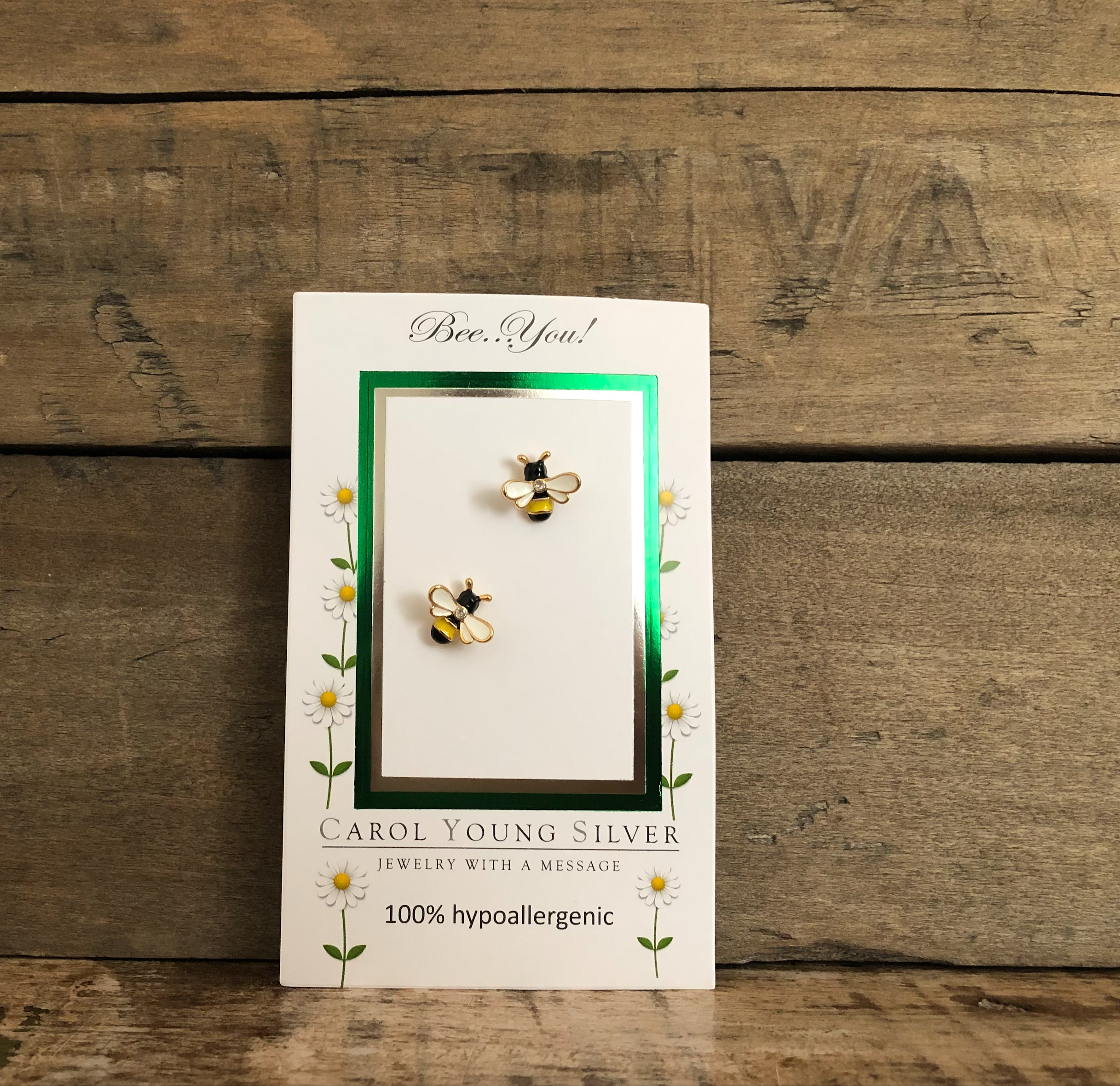 Gold cake earrings deals bee