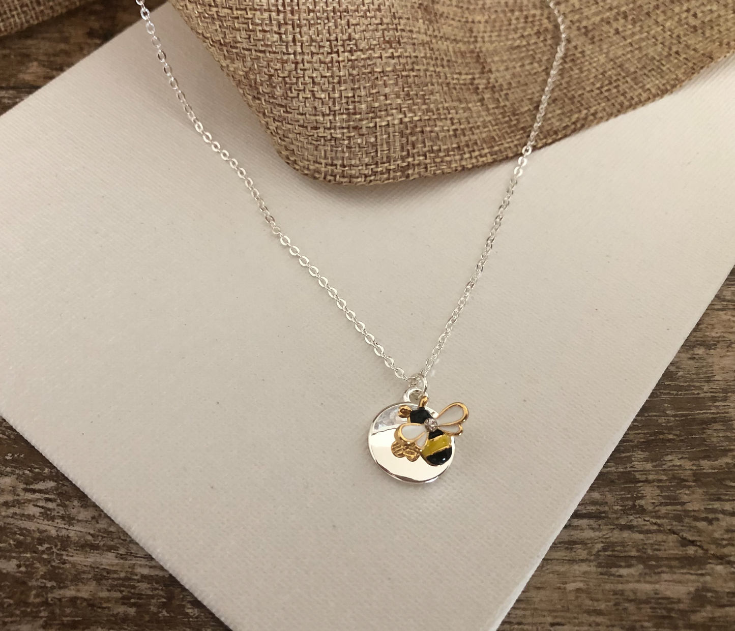 Bee CARDED Petite Necklace