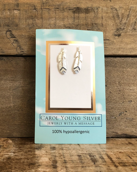 Eagle Feather Post Earrings