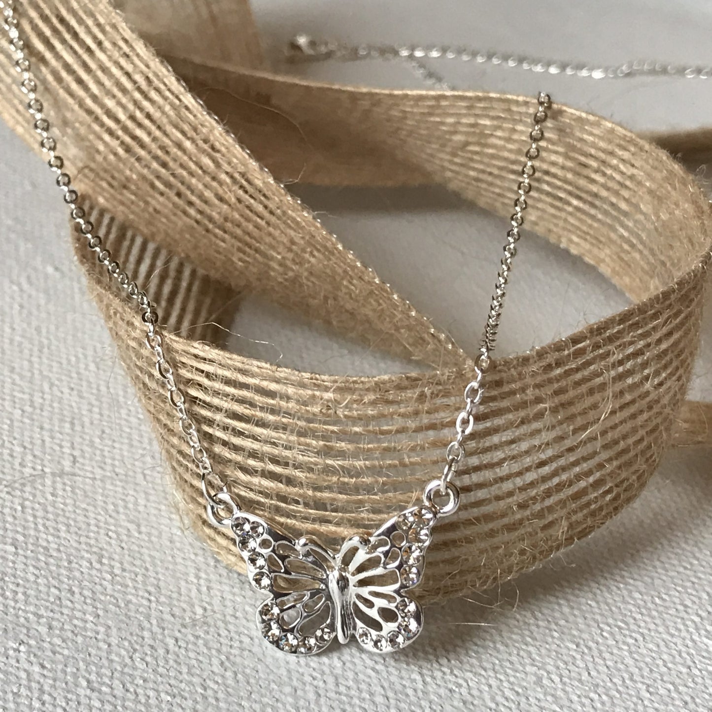 Butterfly CARDED Petite Necklace