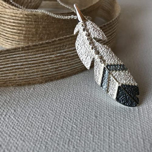 Eagle Feather BOXED Necklace