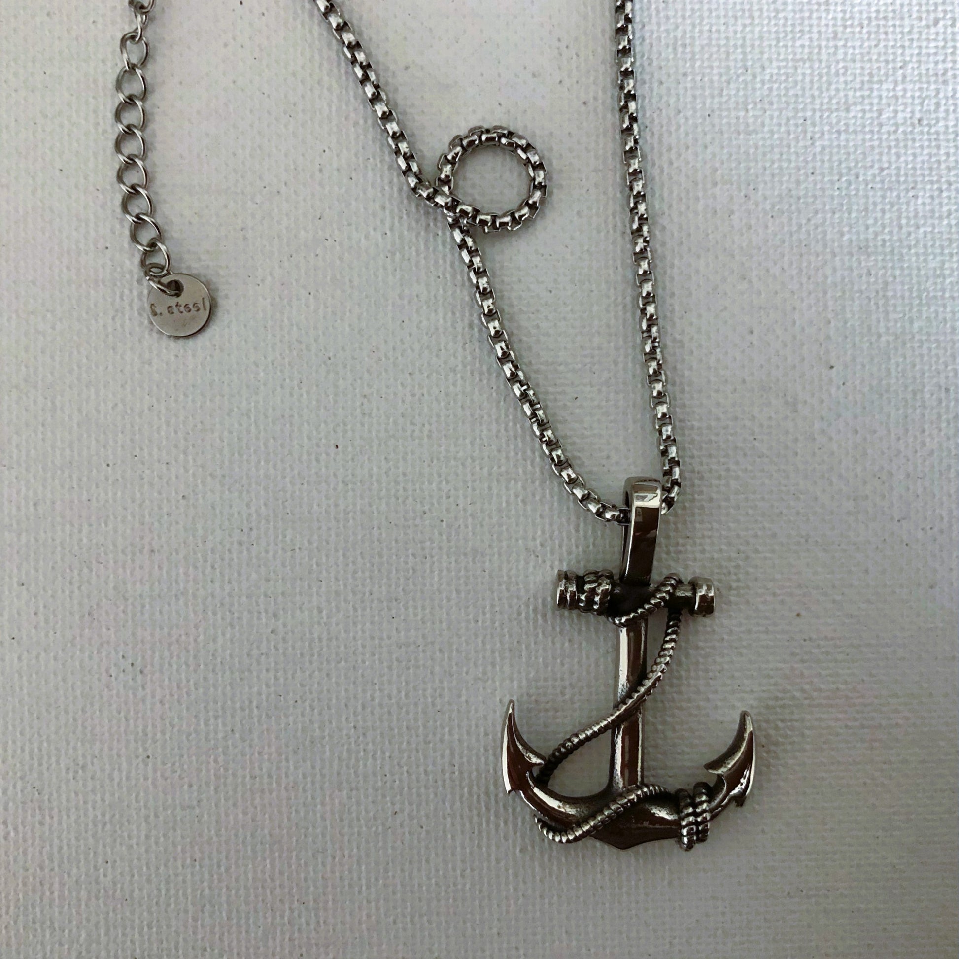 Anchor Rope Necklace