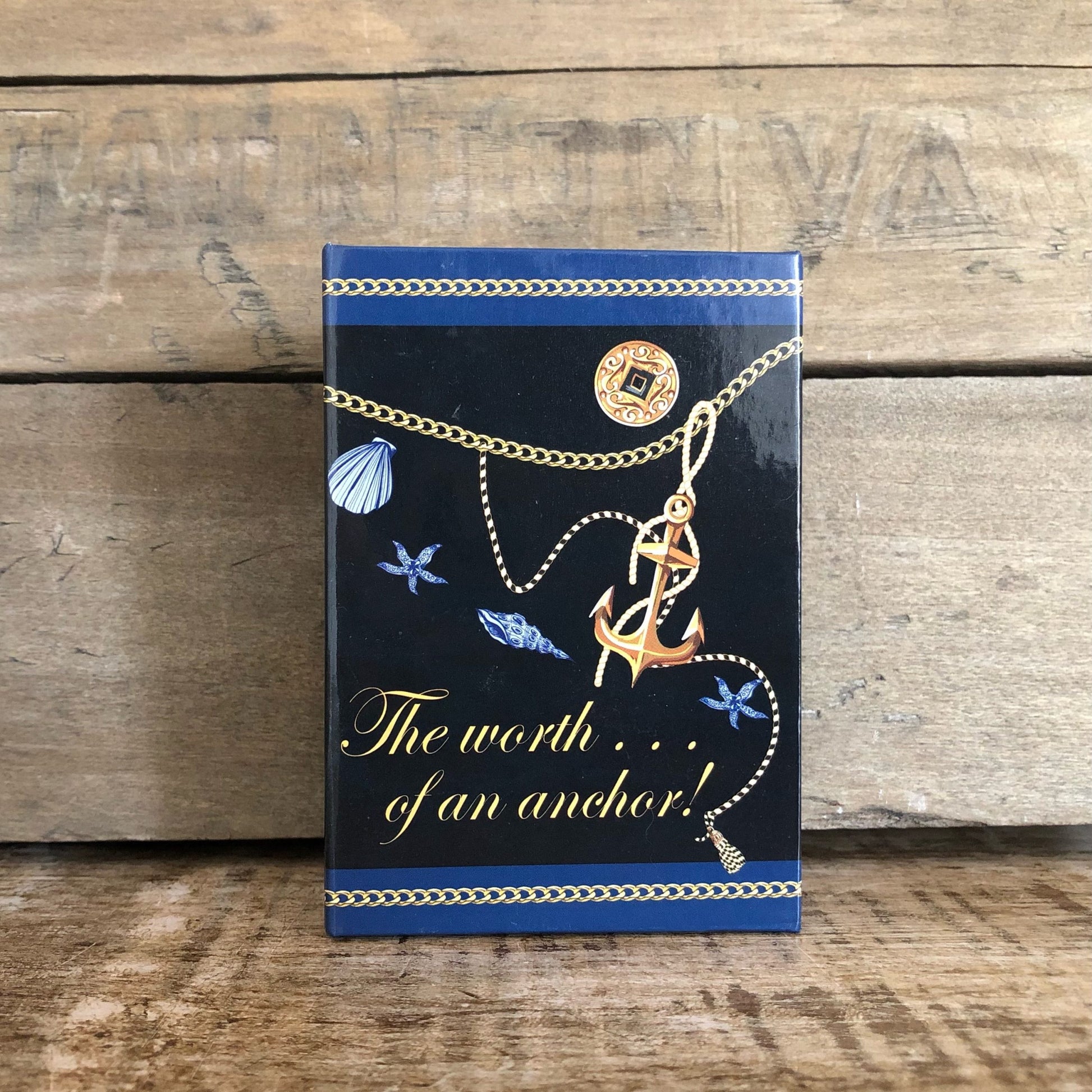 Anchor on Disk Necklace