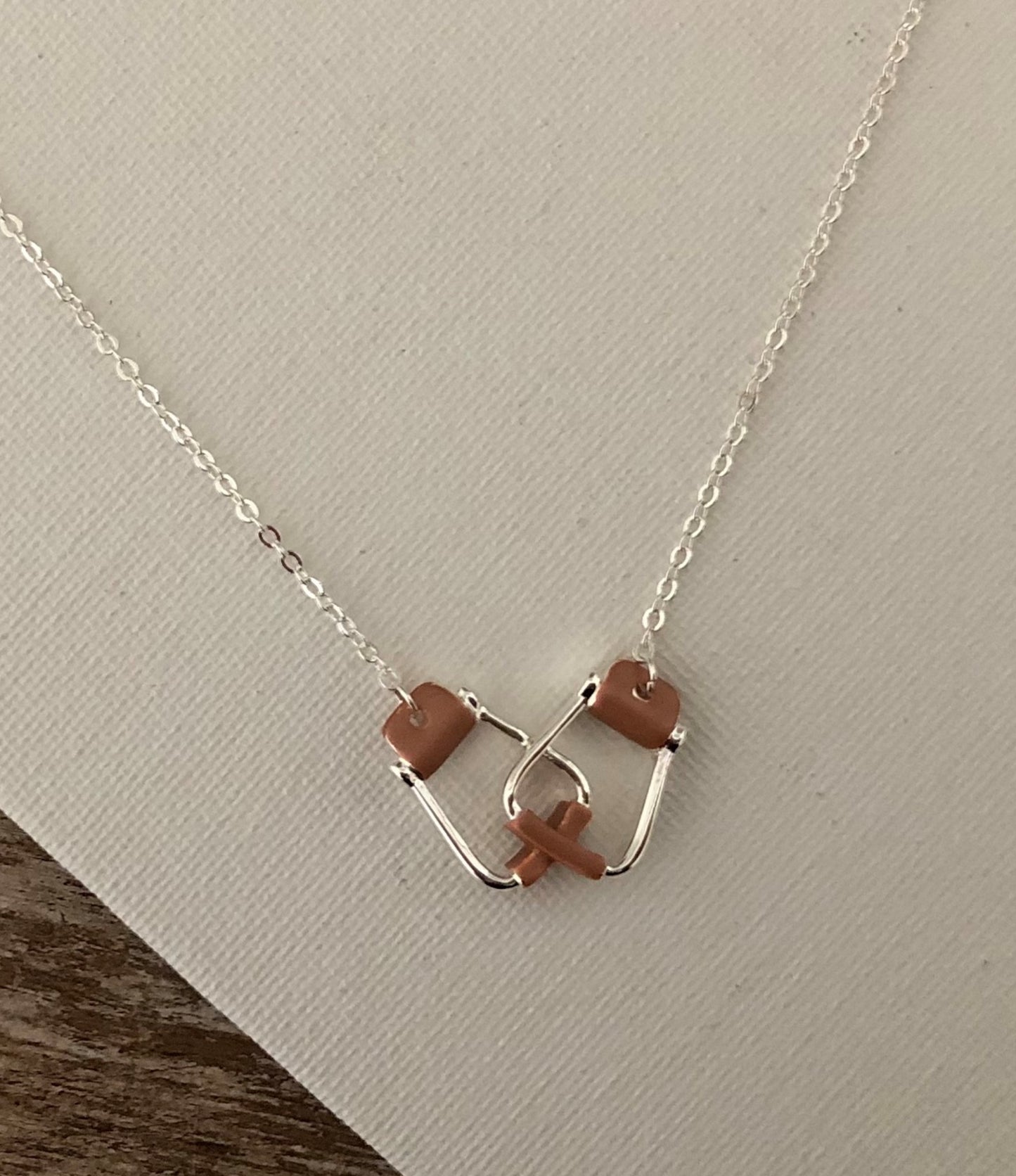 Petite Stirrup Necklace