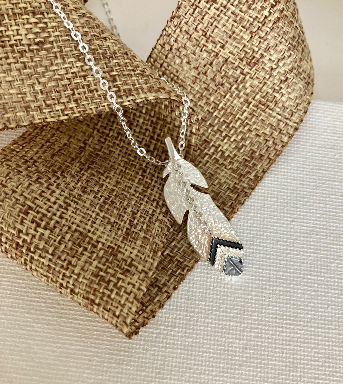 Eagle Feather CARDED Petite Necklace