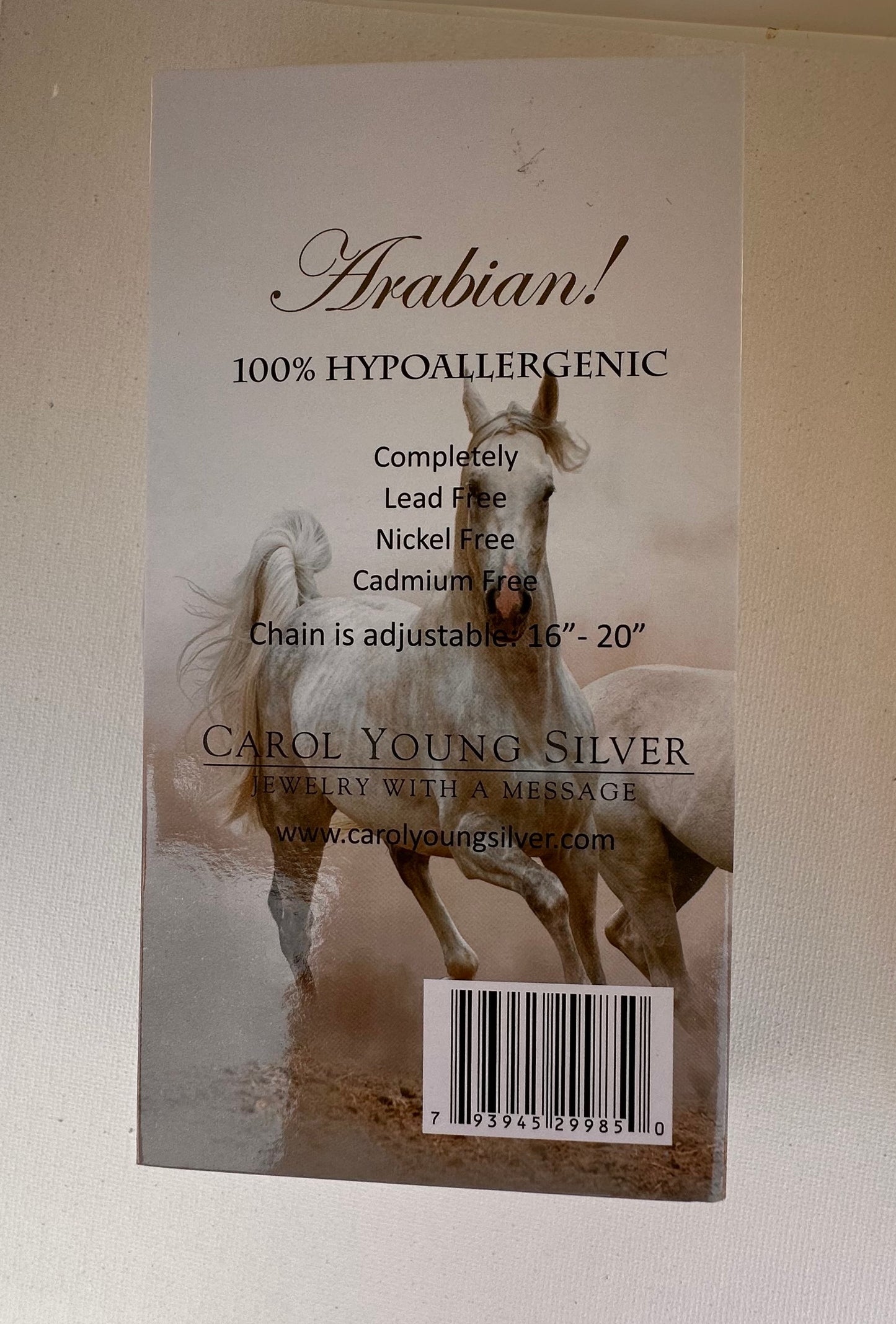 ARABIAN Horse face Necklace