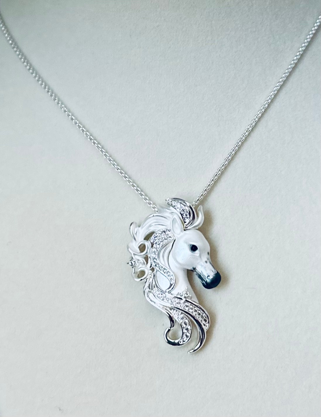 ARABIAN Horse face Necklace