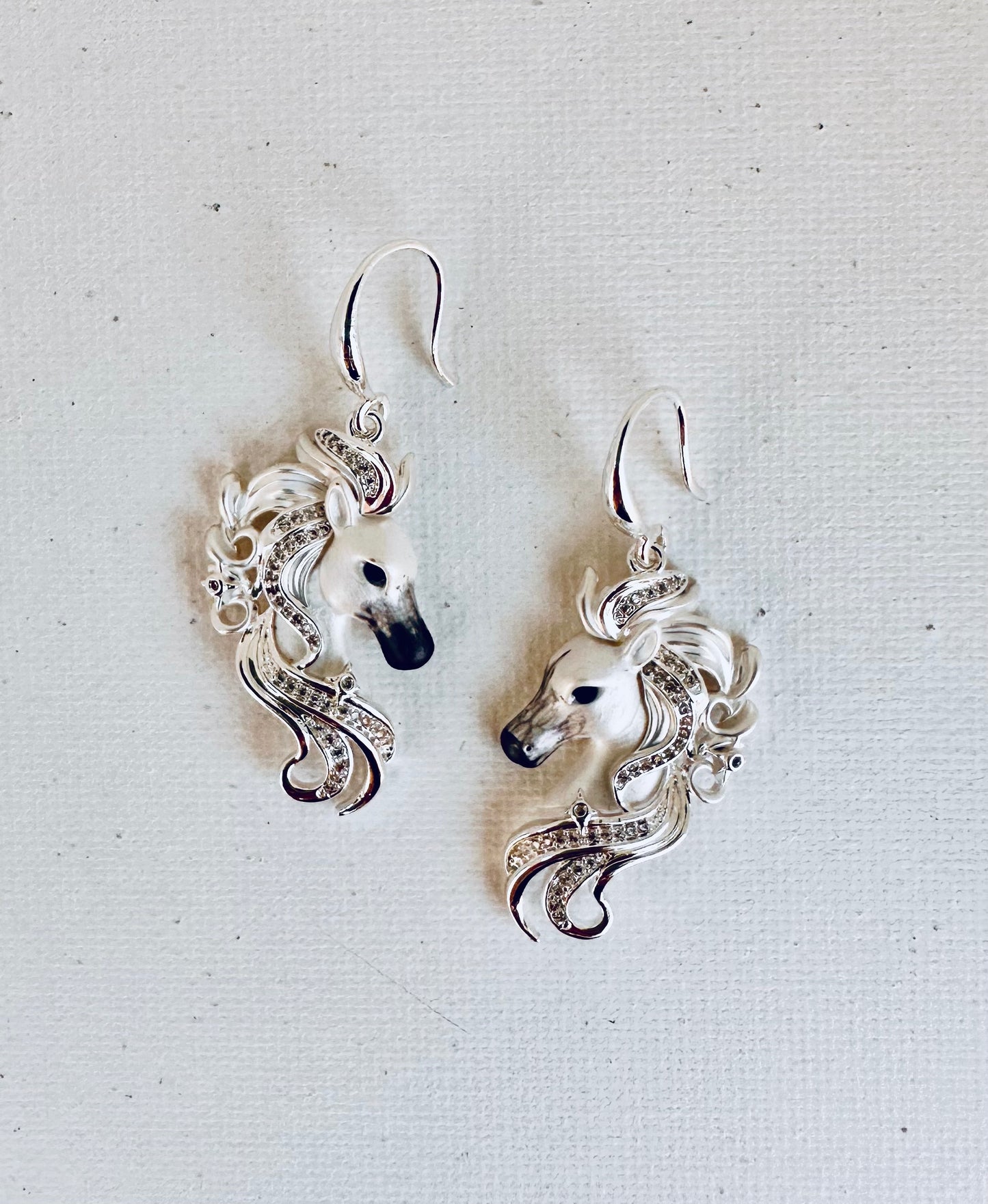 ARABIAN Horse Face Earrings/WIRE