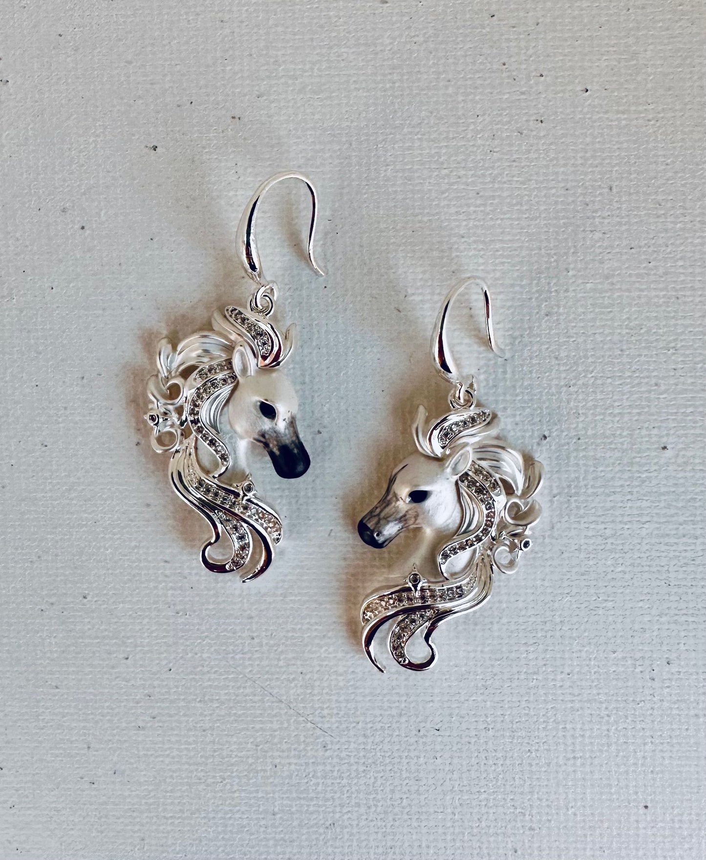 ARABIAN Horse Face Earrings/WIRE