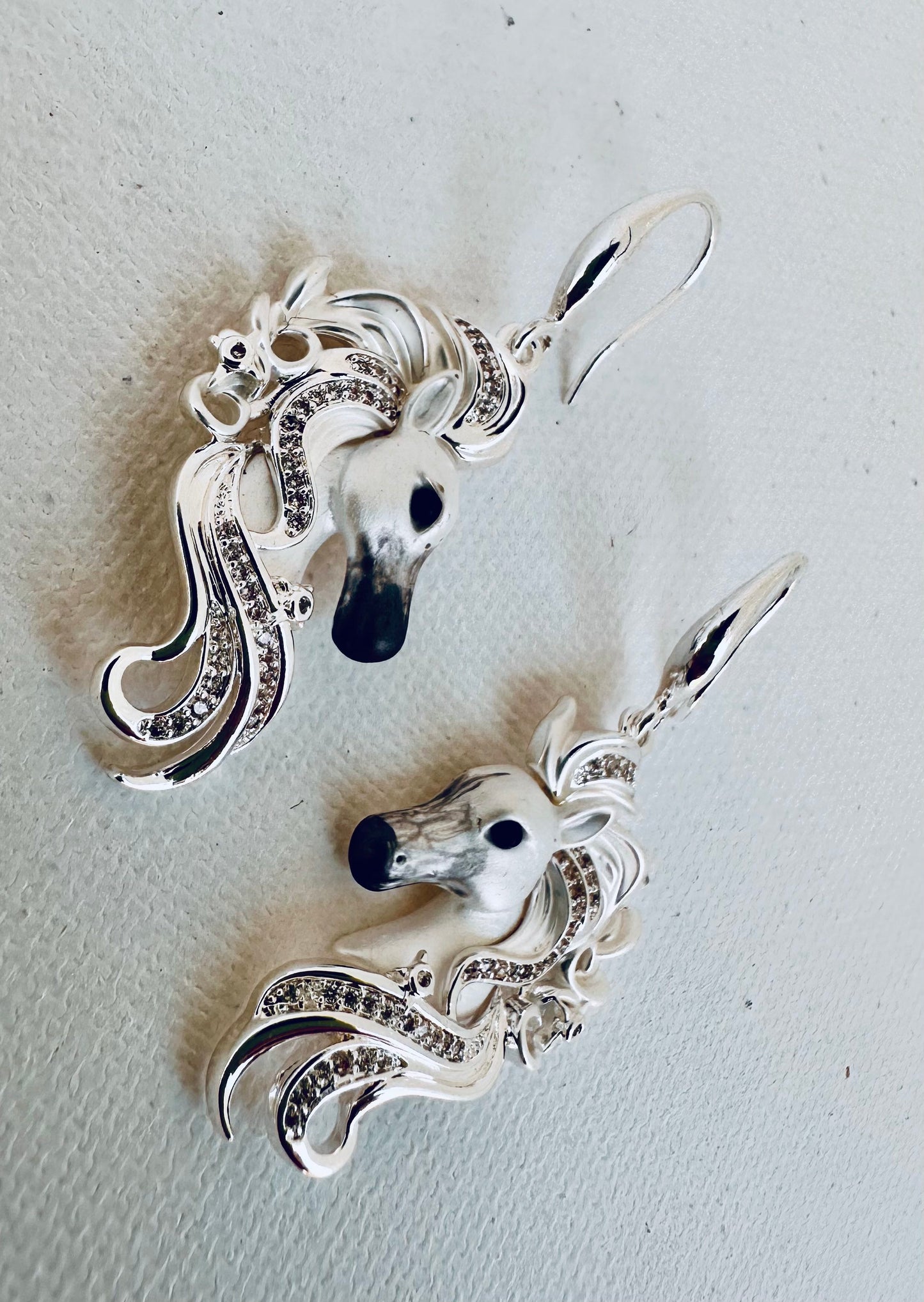 ARABIAN Horse Face Earrings/WIRE