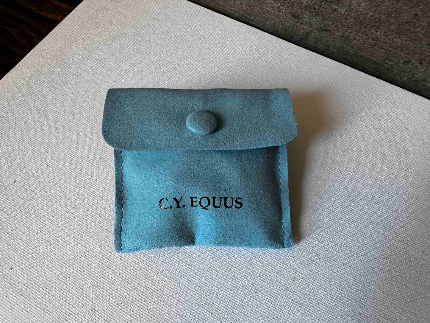 BOLD Rectangle Aqua stone earrings POST
