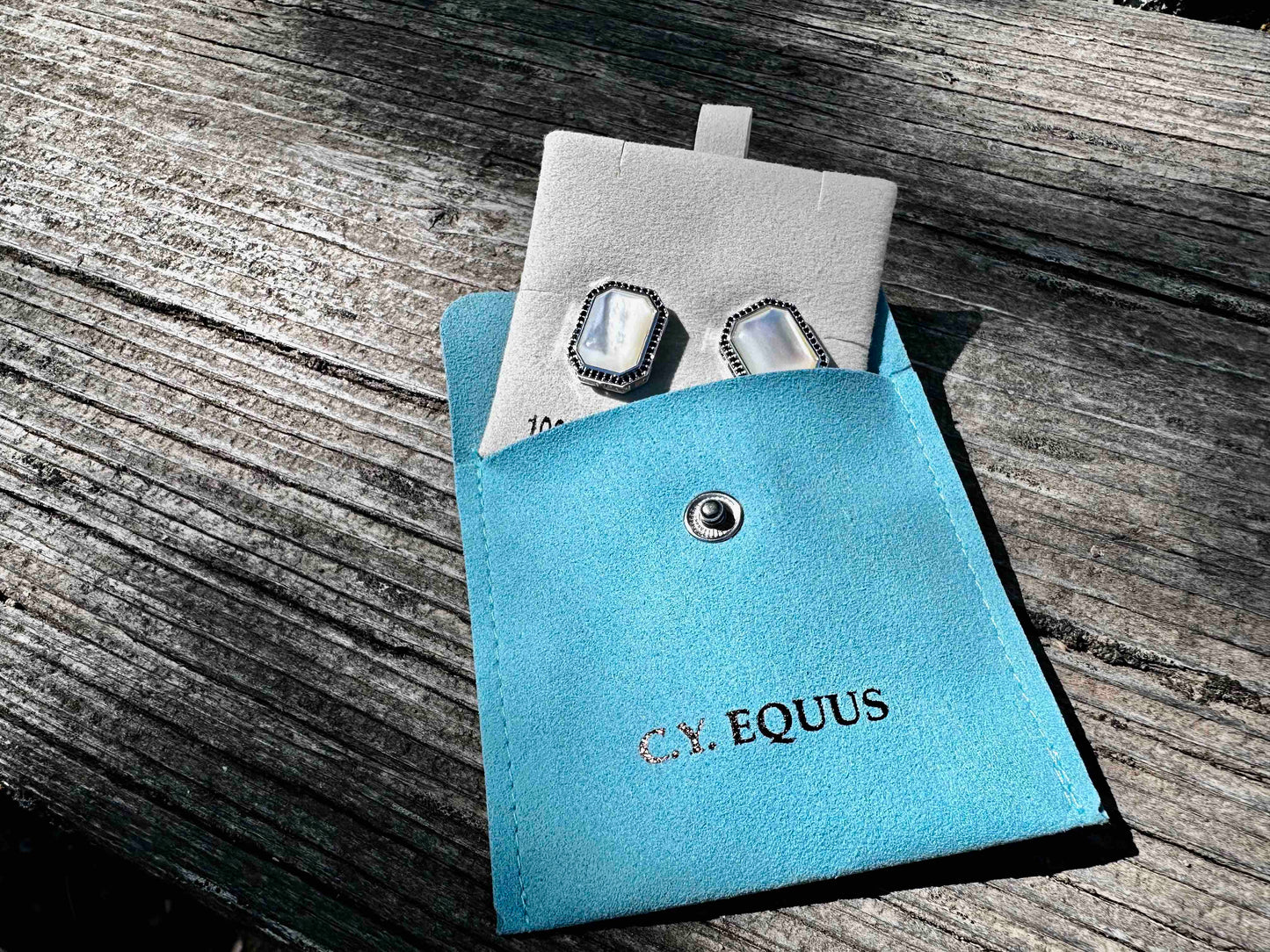 Bold/Modern Mother of Pearl Earrings POST/Jewelry