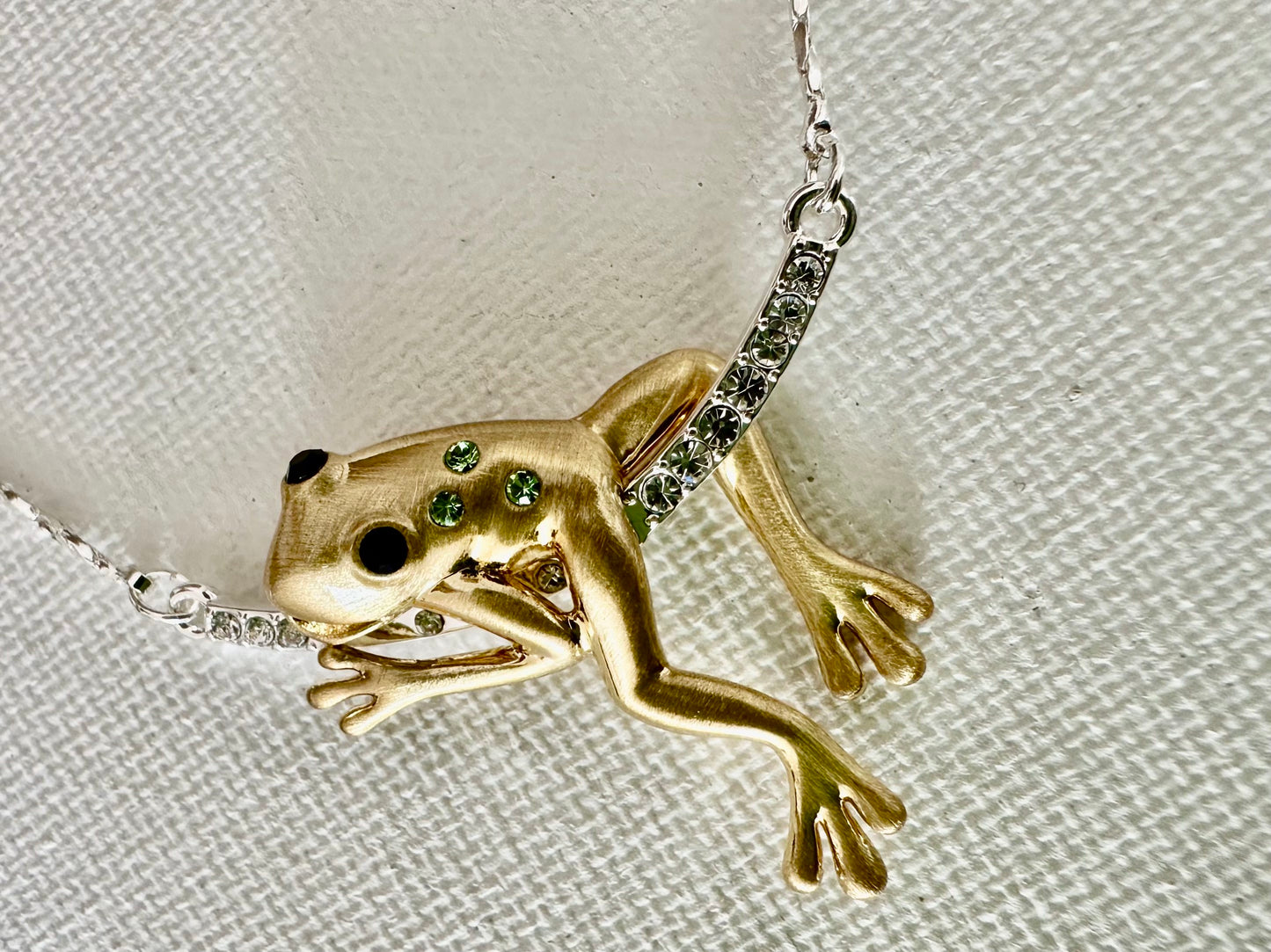 Frog on Branch Necklace