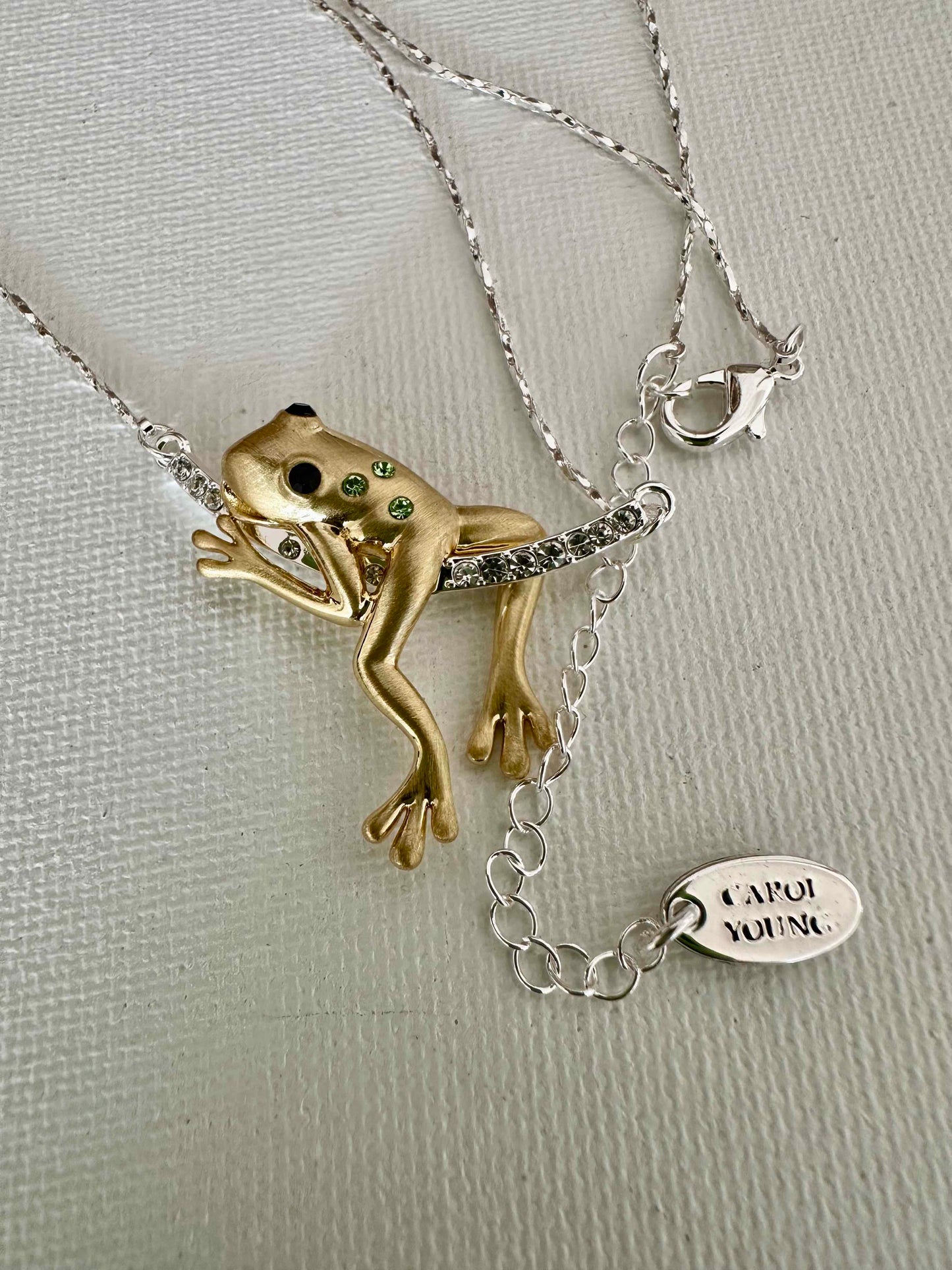 Frog on Branch Necklace
