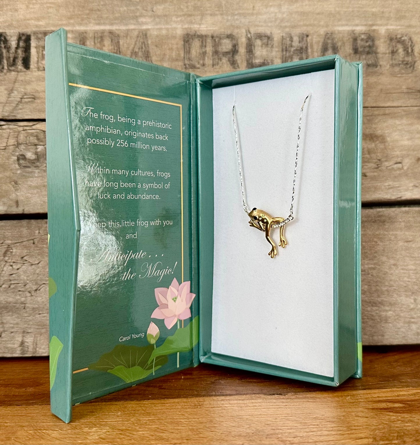 Frog on Branch Necklace