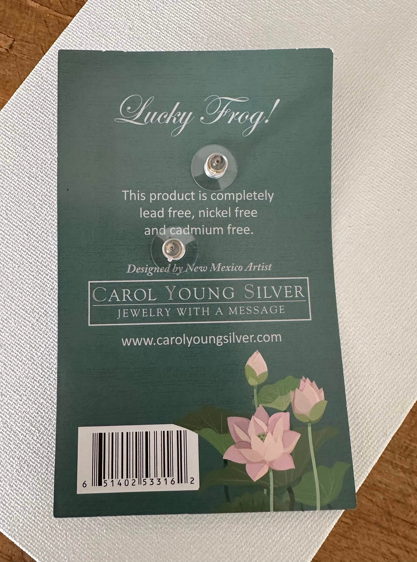 Frog Earring/Post Jewelry