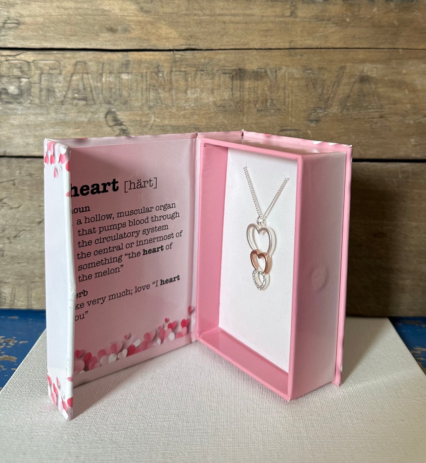 Valentine Triple Heart Necklace