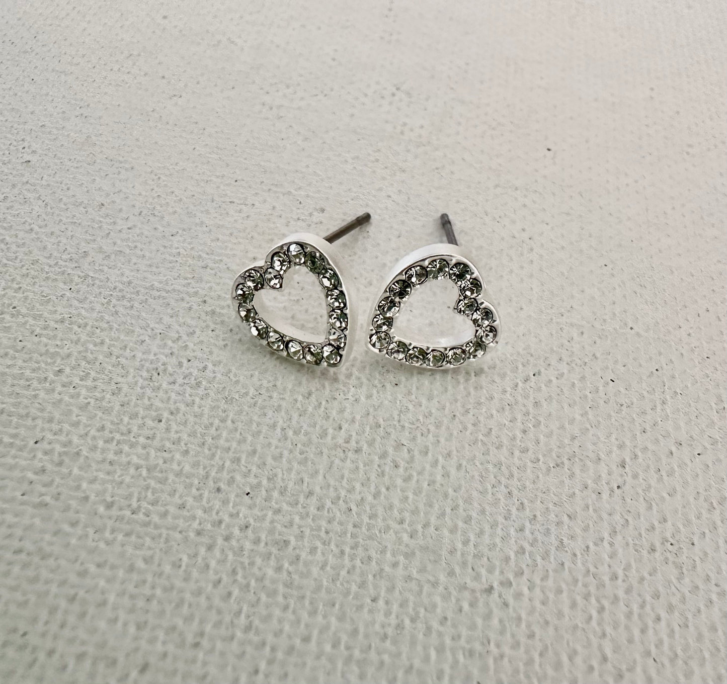 Valentine Sparkly Heart Earrings