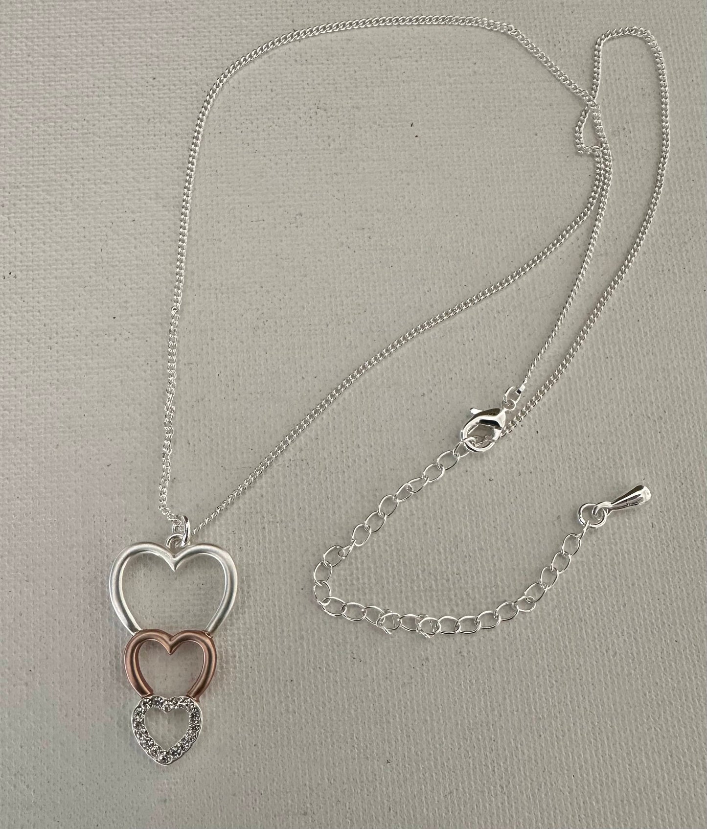 Valentine Triple Heart Necklace