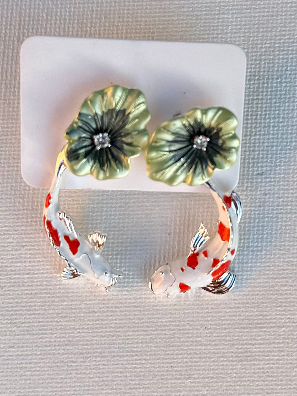 Koi Fish Earrings/Post - Two pair in one