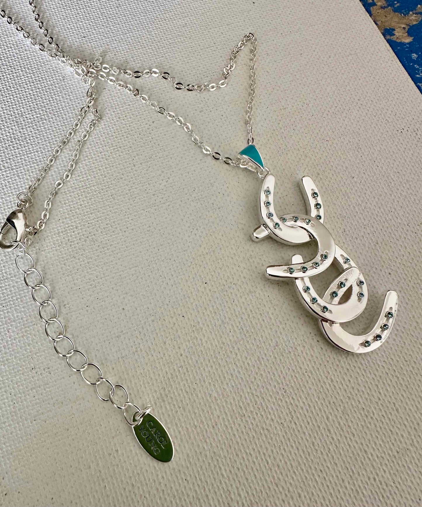 Four Horseshoes BOXED Necklace