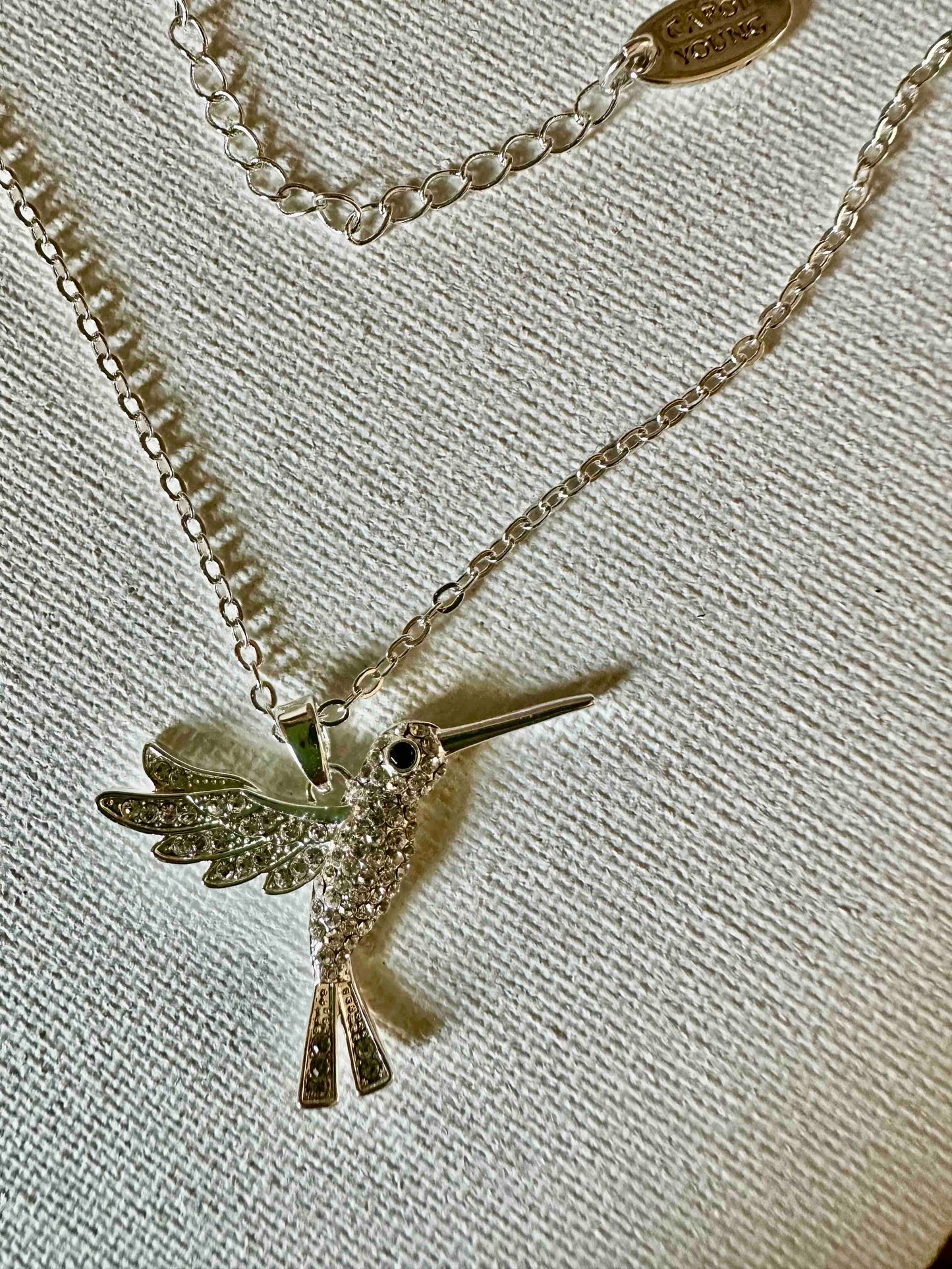 Hummingbird Carded SPARKLE Petite - Necklace