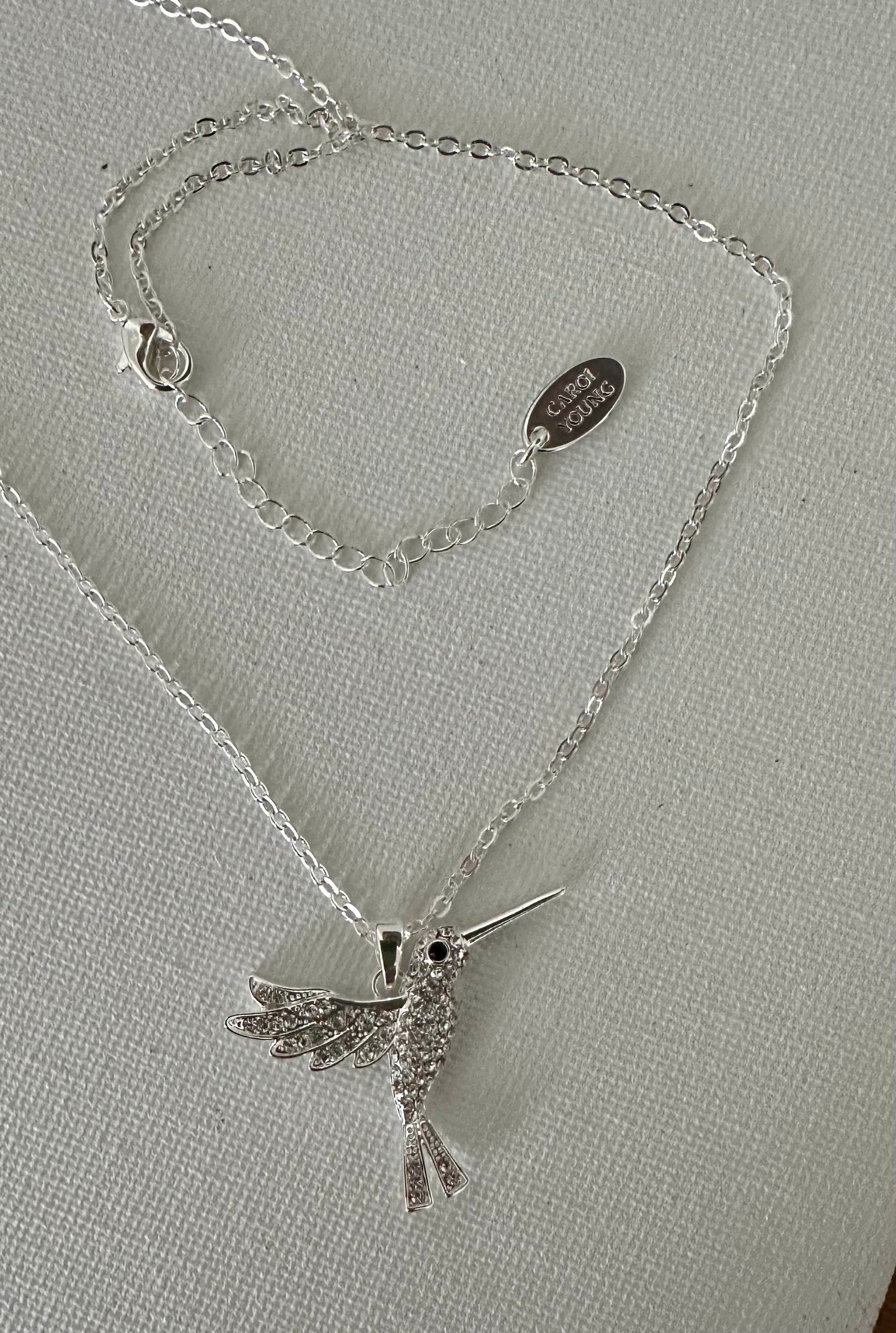 Hummingbird Carded SPARKLE Petite - Necklace