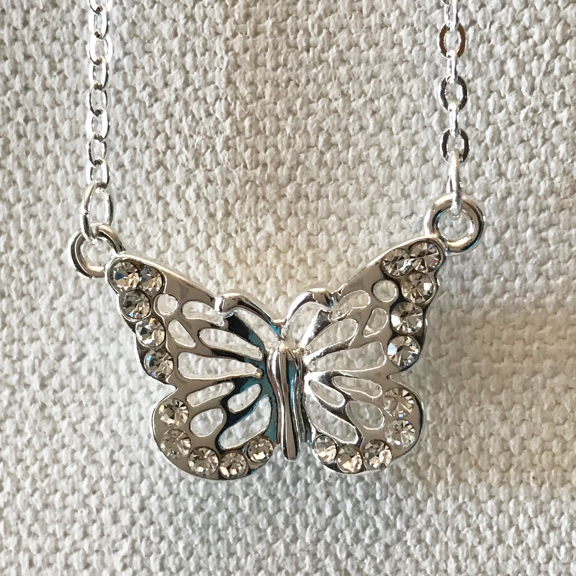 petite butterfly necklace