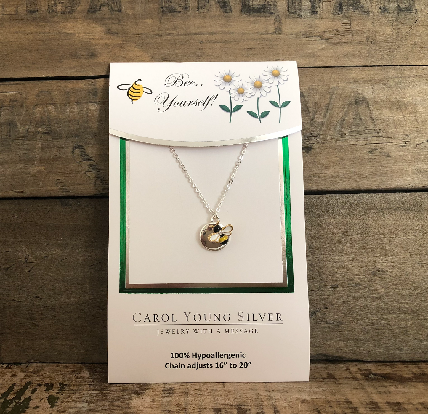 Bee CARDED Petite Necklace