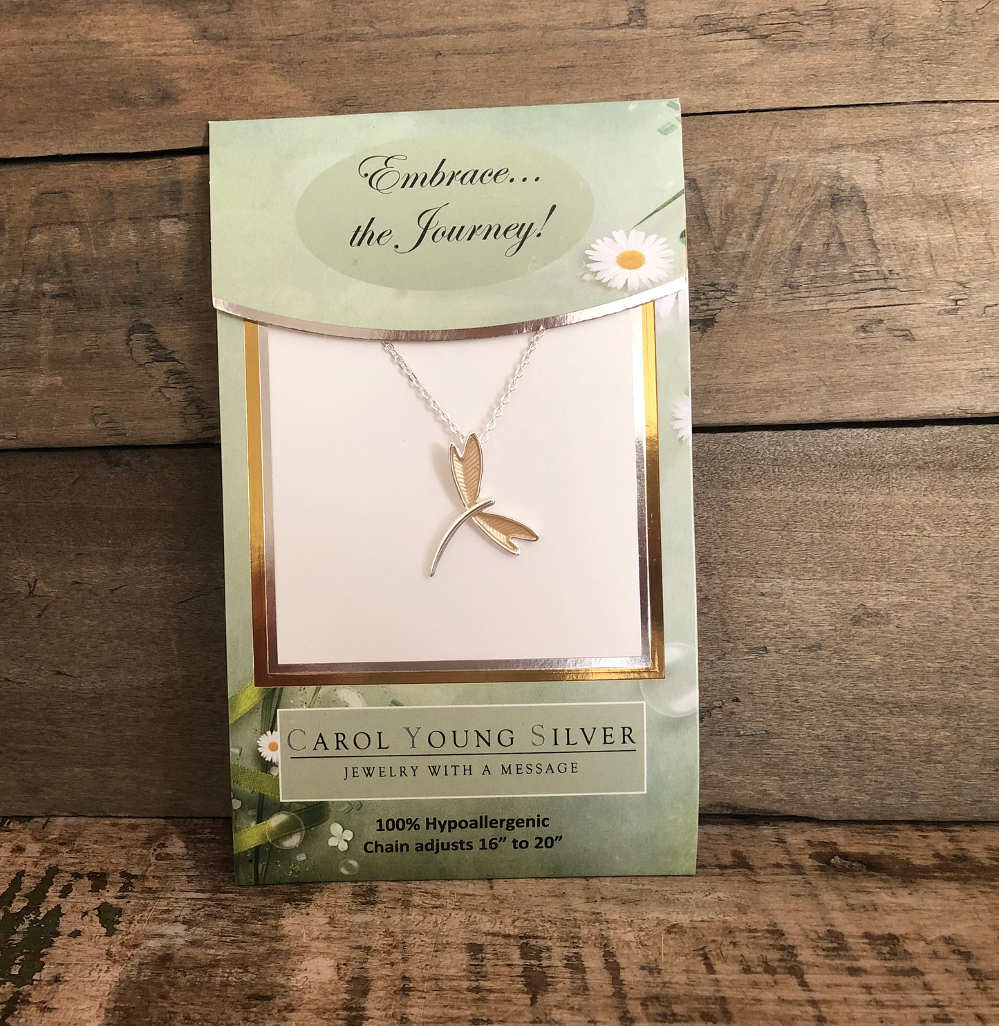 Dragonfly CARDED Petite Necklace