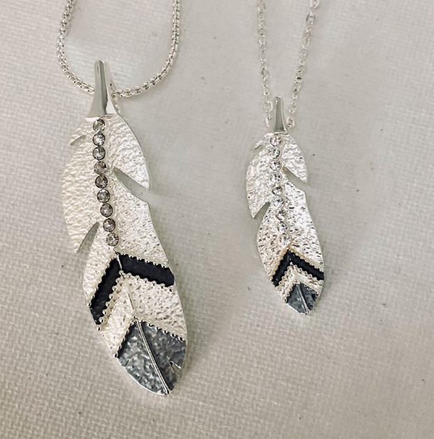 Eagle Feather CARDED Petite Necklace