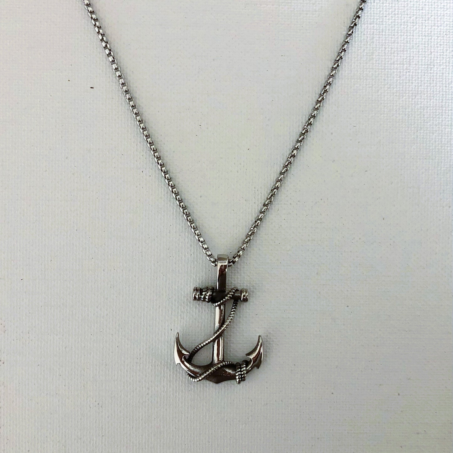 Anchor Rope Necklace